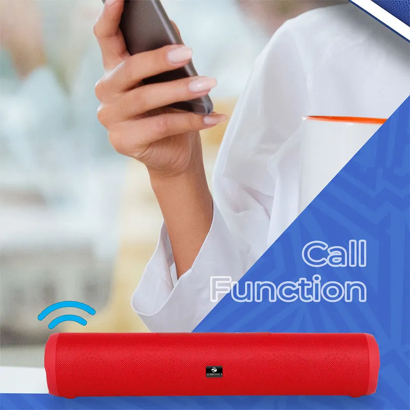 Zebronics Bluetooth Soundbar Speaker (Dawn 50) 16W RED view 2